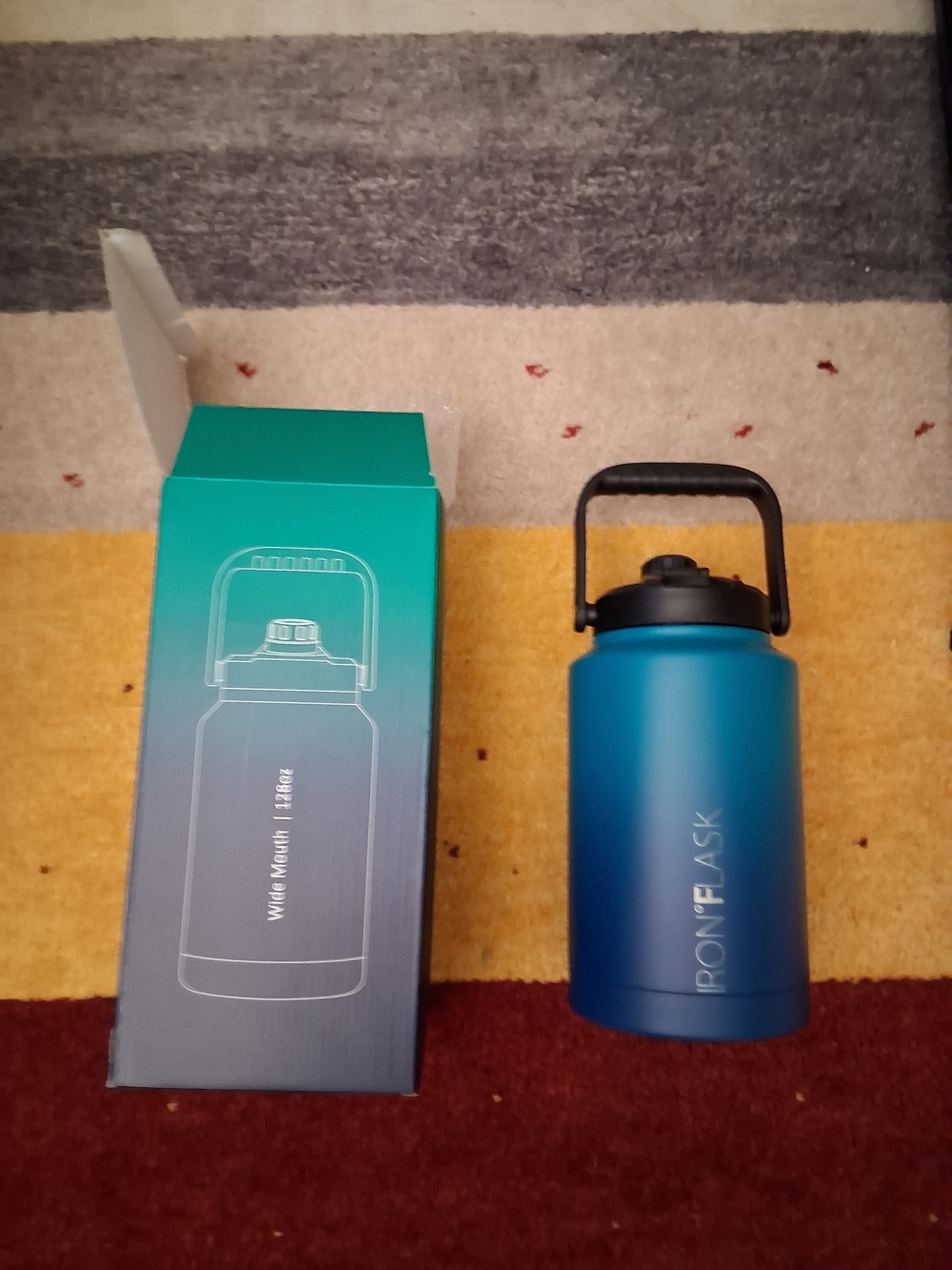 1 gallon, 128oz Iron flask water bottle
